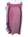 PH5 Size XL Pink, Purple, White Viscose Blend Elastic Waist Abstract Print Skirt Pink, Purple, White / XL