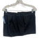 Retrofete Size M/L Dark Wash Cotton Denim Strapless Zip Detail Darted Skirt Set Dark Wash / M/L