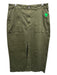 Pistola Size 32 Green Cotton Zip Fly Front Slit Pockets Skirt Green / 32