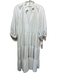 Amanda Uprichard Size L White Polyester V Neck Ruffle collar Long Sleeve Dress White / L
