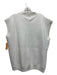Saachi Size M/L Cream Cotton Knit Oversized Vest Sweater Cream / M/L