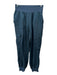 Cinq a Sept Size M / L Dark Teal Blue Viscose Blend Stretch Waist Pants Set Dark Teal Blue / M / L