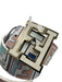 Fendi White & Multi Saffiano Leather Gold hardware Doodle Logo Belts White & Multi / L/XL