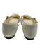 Valentino Garavani Shoe Size 41 White & Gold Leather Square Toe Logo Flats White & Gold / 41