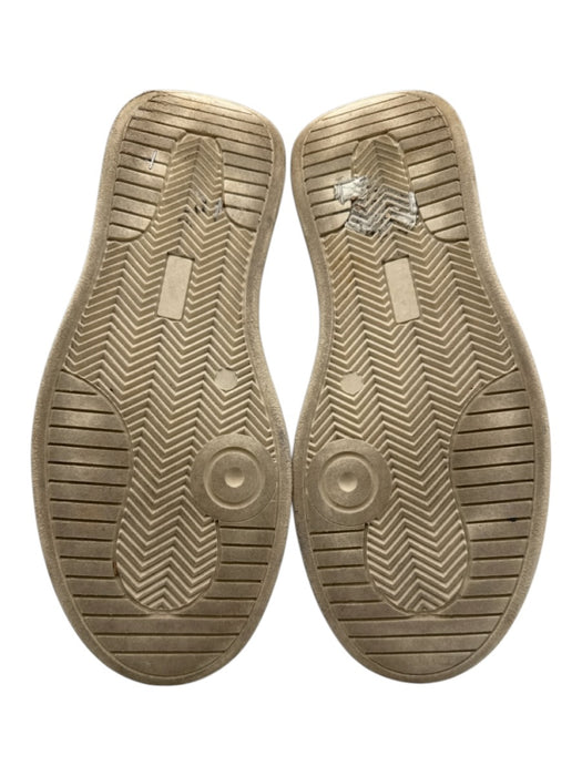 Valentino by Mario Valentino Shoe Size 9.5 Beige & Gold Logo Embossed Sneakers Beige & Gold / 9.5