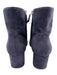 Prada Shoe Size 41 Navy Blue Suede leather Inner Side Zip Ankle Booties Navy Blue / 41