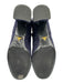 Prada Shoe Size 41 Navy Blue Suede leather Inner Side Zip Ankle Booties Navy Blue / 41