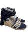 Christian Dior Shoe Size 41 Blue, White, Beige Canvas Espadrille Logo Wedges Blue, White, Beige / 41