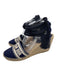 Christian Dior Shoe Size 41 Blue, White, Beige Canvas Espadrille Logo Wedges Blue, White, Beige / 41