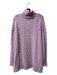 Tuckernuck Size XXL Lilac Purple Wool Blend Long Sleeve Cable Knit Sweater Lilac Purple / XXL