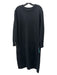 Tuckernuck Size XXL Black Polyester Knit Textured Long Sleeve Dress Black / XXL