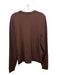 Tuckernuck Size XXL Brown Rayon & Nylon Long Sleeve Rib Knit Crew Neck Sweater Brown / XXL