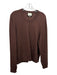 Tuckernuck Size XXL Brown Rayon & Nylon Long Sleeve Rib Knit Crew Neck Sweater Brown / XXL