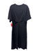 Tuckernuck Size XXL Black Cotton & Polyester Short Sleeve V Neck Midi Dress Black / XXL
