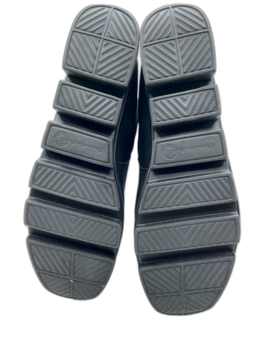 L'Amour des Pieds Shoe Size 9.5 Black Suede Back Zip Round Toe Booties Black / 9.5