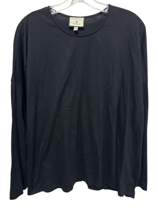 Tuckernuck Size XXXL Black Cotton Long Sleeve Top Black / XXXL