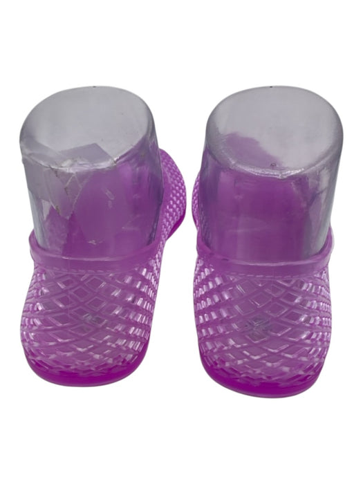 Ancient Greek Sandals Shoe Size est 9 Purple Polyvinyl Jelly Flats Holes Flats Purple / est 9
