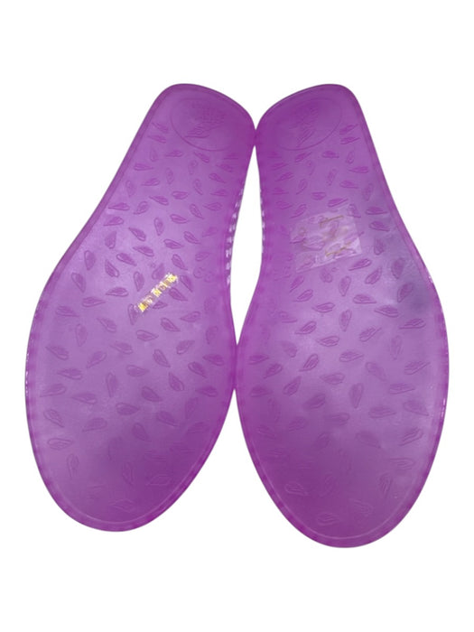 Ancient Greek Sandals Shoe Size est 9 Purple Polyvinyl Jelly Flats Holes Flats Purple / est 9