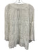Tuckernuck Size XXL White Cotton Long Sleeve Crochet Lace tunic neckline Top White / XXL