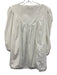 Tuckernuck Size XXL White Polyester Half Puff Sleeve Swiss Dot Gathered Top White / XXL