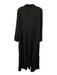 Pomander Place Size XXL Black Polyester Blend Long Sleeve Quarter Button Dress Black / XXL