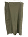 Athleta Size 16 Army Fatigue Green Elastic Waist Cargo Pockets Front Slit Skirt Army Fatigue Green / 16