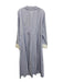 Pomander Place Size XXL Blue & White Polyester & Cotton Stripe Shirt Dress Blue & White / XXL