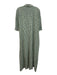 Pomander Place Size XXL Green & White Polyester & Cotton Short Sleeve Midi Dress Green & White / XXL