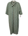 Pomander Place Size XXL Green & White Polyester & Cotton Short Sleeve Midi Dress Green & White / XXL