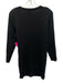 Tuckernuck Size XXL Black Nylon & Wool 1/2 Sleeve Rib Knit 1/4 Button Top Black / XXL