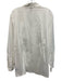 Stella Carakasi Size XXL White Cotton & Nylon Long Sleeve Buttons Blouse Top White / XXL