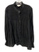 Pomander Place Size XXL Black Rayon & Polyester Long puff sleeve Blouse Top Black / XXL