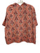 Tuckernuck Size XXL Red, Pink, Black Cotton Short Sleeve Floral Print Blouse Top Red, Pink, Black / XXL
