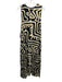 Peruvian Connection Size XXL Navy blue & Cream Sleeveless Swirl pattern Dress Navy blue & Cream / XXL