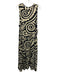 Peruvian Connection Size XXL Navy blue & Cream Sleeveless Swirl pattern Dress Navy blue & Cream / XXL