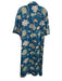 Tuckernuck Size XXL Blue, Purple, Multi Cotton Short Sleeve Floral Print Dress Blue, Purple, Multi / XXL