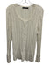Peruvian Connection Size XL Cream White Pima Cotton Long Sleeve Buttons Cardigan Cream White / XL