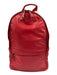 Caraa Red Nylon Shimmer Zip Up Backpack Bag Red / M