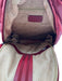 Caraa Red Nylon Shimmer Zip Up Backpack Bag Red / M