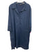 Lafayette 148 Size XXL Navy Blue Cotton Contrast Stitch Flare Sleeve Dress Navy Blue / XXL