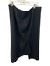 Lafayette 148 Size 16W Black Polyester Blend Blanket Stitch Back Zip Skirt Black / 16W