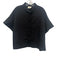 Tuckernuck Size XXL Black Cotton 1/2 Sleeve Button Up Standing Collar Shirt Top Black / XXL