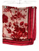 Tuckernuck Pink & Red Polyester Square Floral Print Stripe scarf Pink & Red / One Size