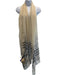 Burberry Cream, Gray, Red Silk Rectangle Plaid Ombre scarf Cream, Gray, Red / One Size