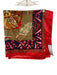 Tuckernuck Red, Blue, Multi Polyester Square Abstract Print scarf Red, Blue, Multi / One Size