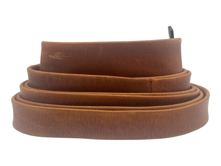 ADA Brown Leather Wrap Tie Front Belts Brown / M/L