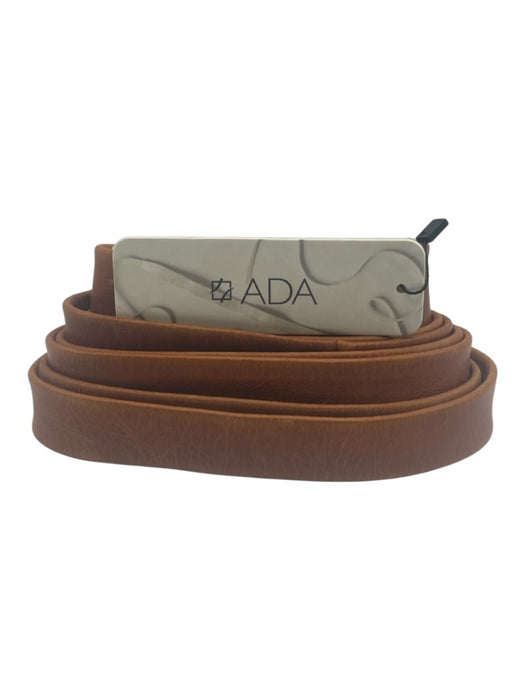 ADA Brown Leather Wrap Tie Front Belts Brown / M/L