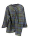 Tuckernuck Size XXL Blue, Green, Gold Polyester Long Sleeve Plaid Top Blue, Green, Gold / XXL