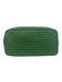 Tory Burch Green Coated Canvas Logo Lattice Open Top Tote Bag Green