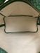 Tory Burch Green Coated Canvas Logo Lattice Open Top Tote Bag Green